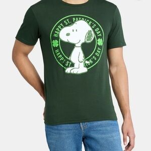 Peanuts Hybrid Apparel T Shirt Green XS